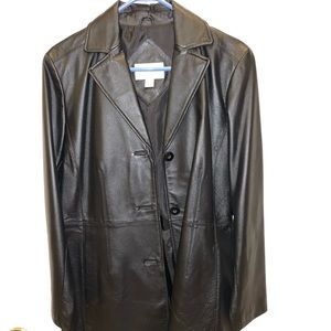 Women’s worthington leather jacket size small